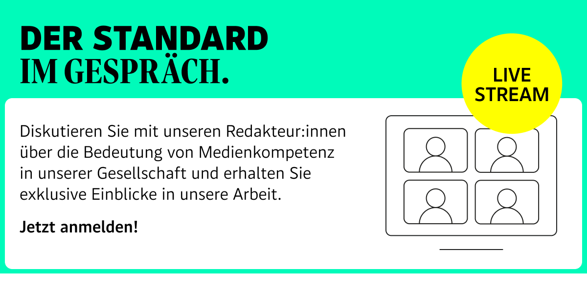 Headerbild "DER STANDARD im Gespräch"