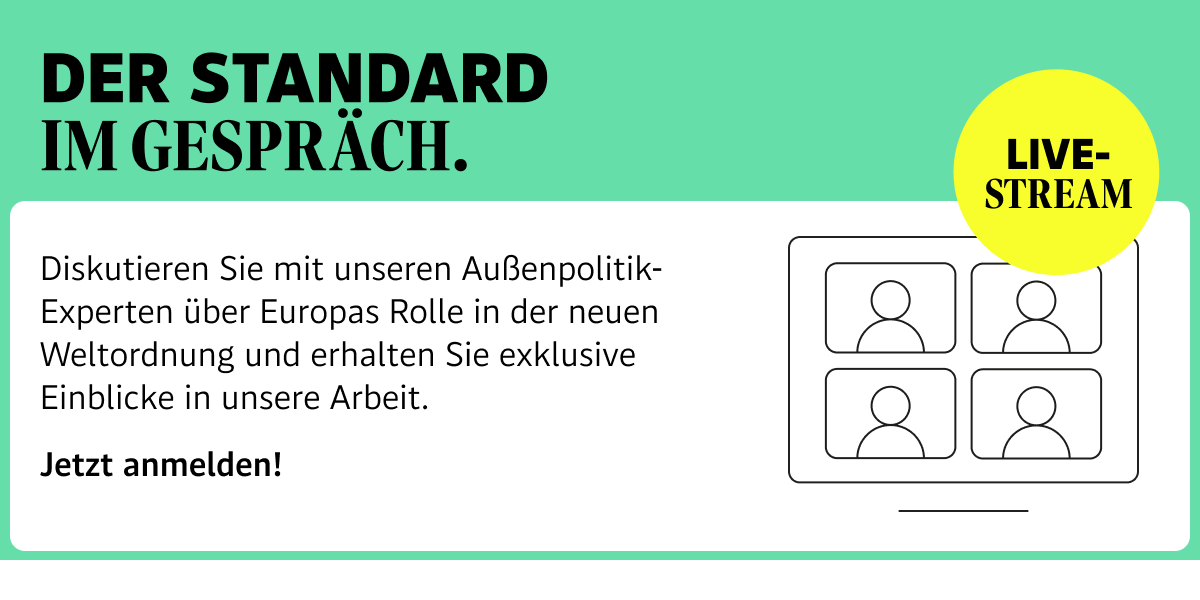 Headerbild "DER STANDARD im Gespräch"
